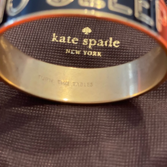 Kate Spade Black and Gold 'Crazy Town' Bangle - Picture 7 of 8